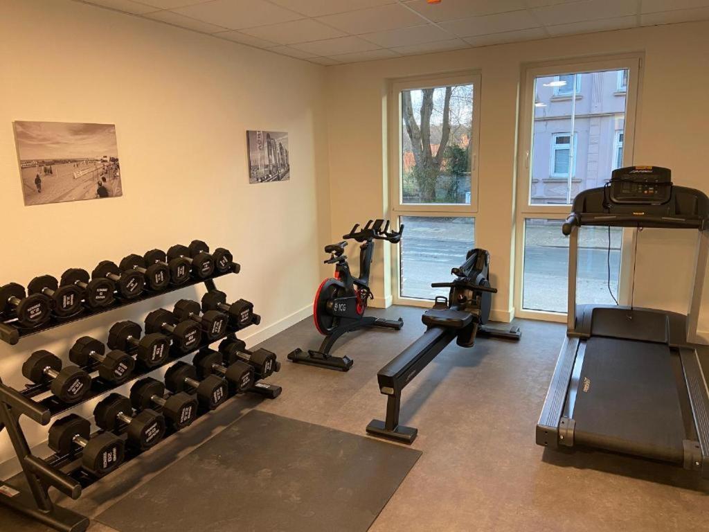 Hotelapartment Ueberwasser Mit Sauna Und Fitness Cuxhaven Exterior photo